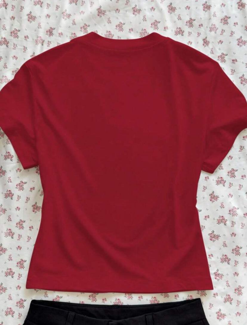 strawberry red top