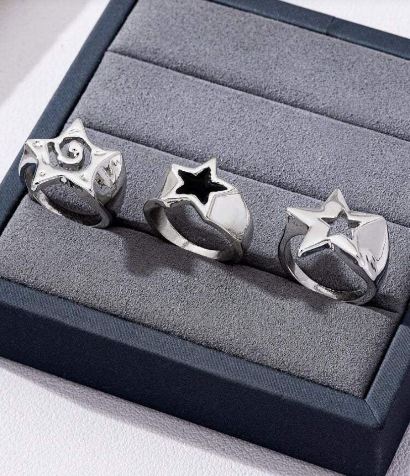 silver star ring