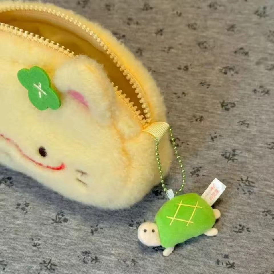 yellow cat pouch | pencil case
