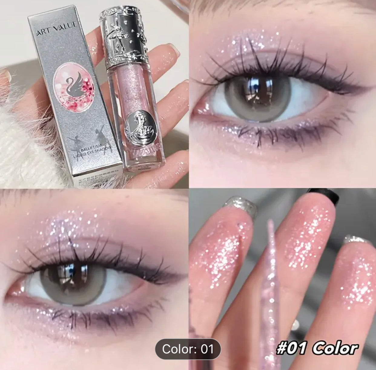 liquid eye shadow glitter | fine shimmer