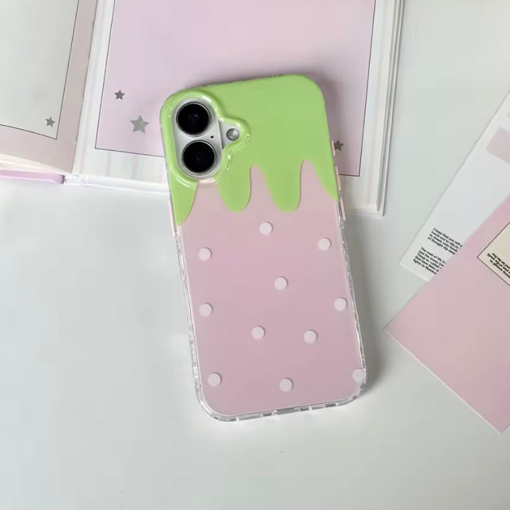 pink strawberry case