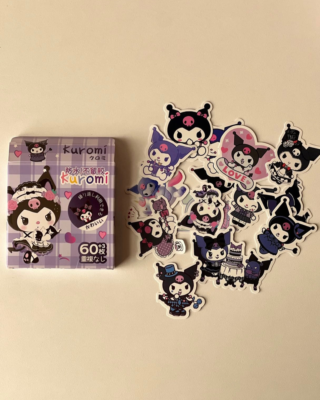 sanrio sticker box