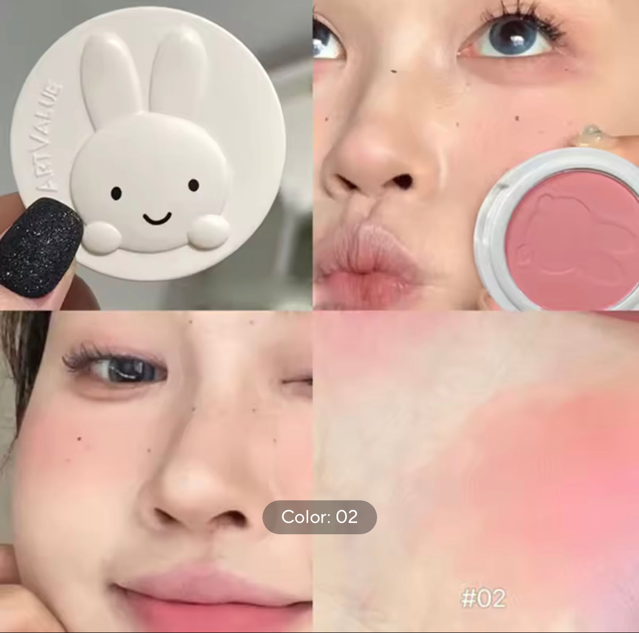 low saturation blushes 🐰