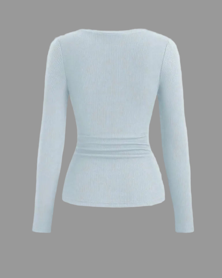 henley lace top