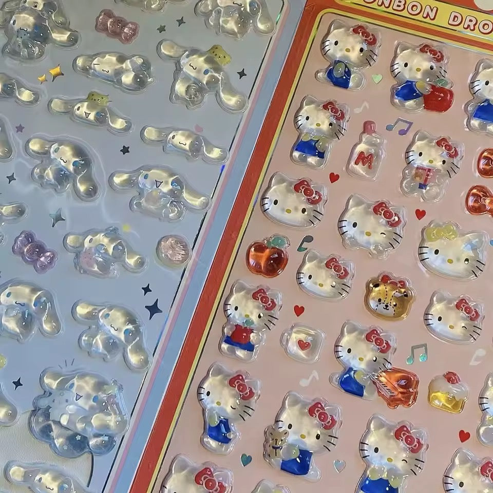 sanrio 3d stickers