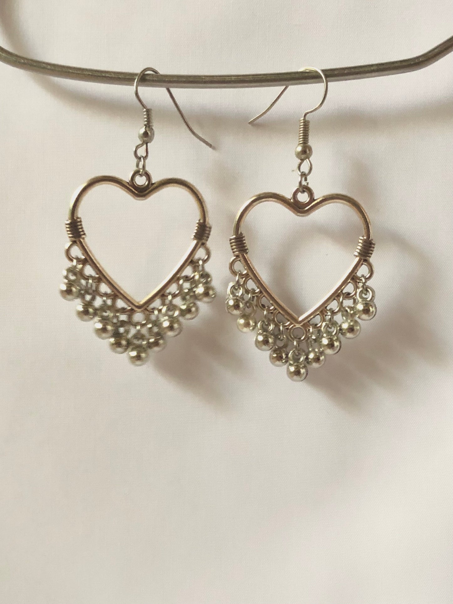 heart earrings