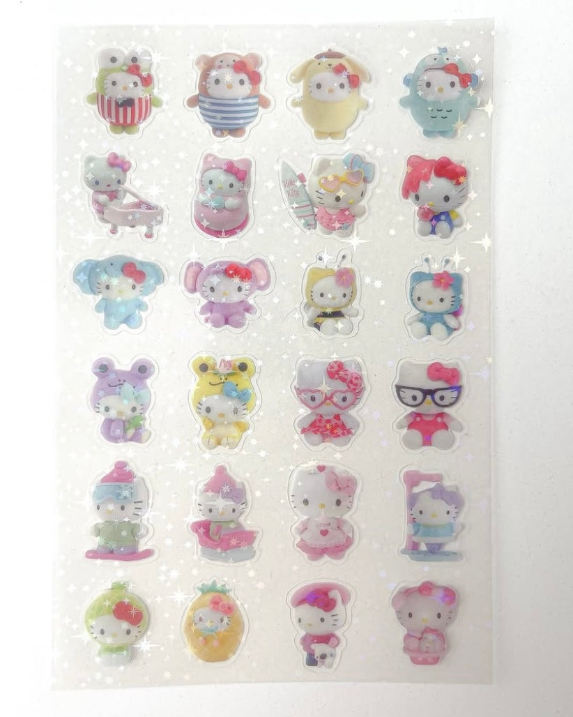 hello kitty sticker sheets