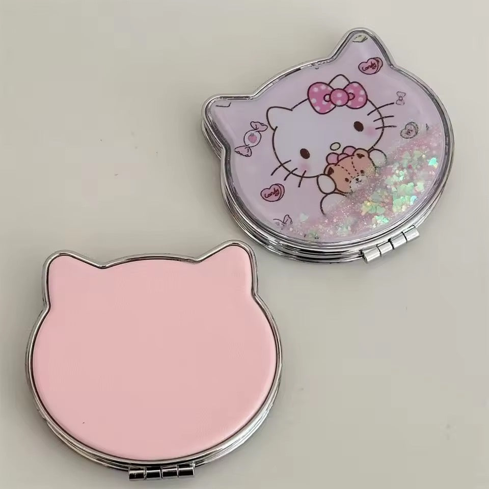 hello kitty sparkling hand mirror