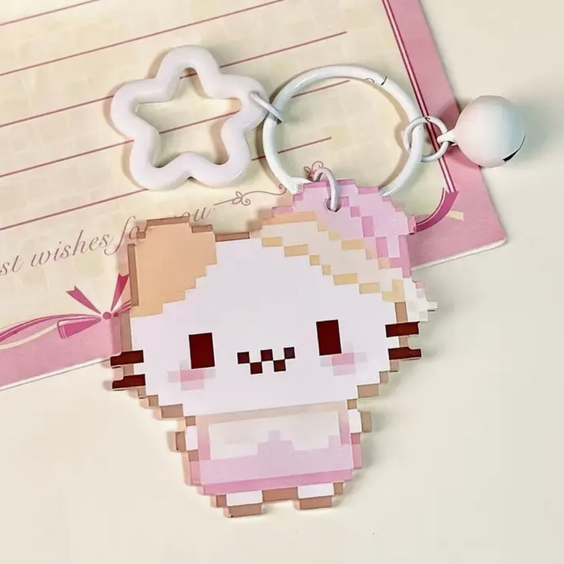 pixel keychains