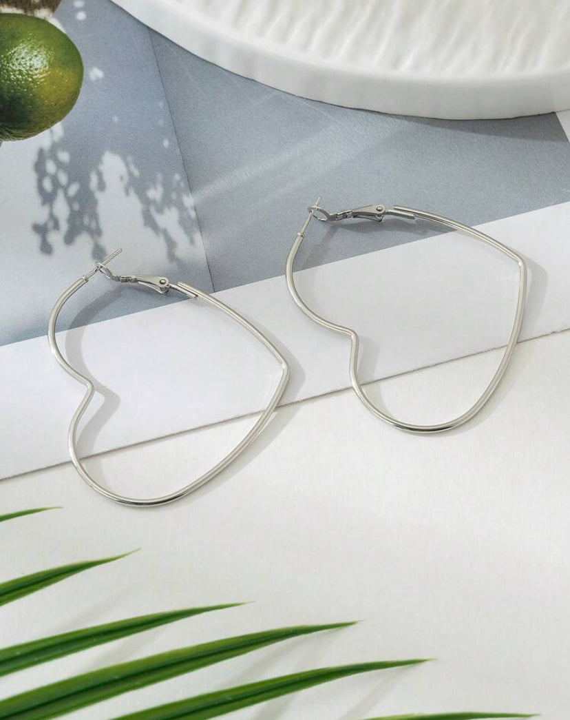 silver hoops