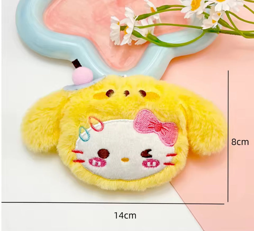 hello kitty plushie keychains