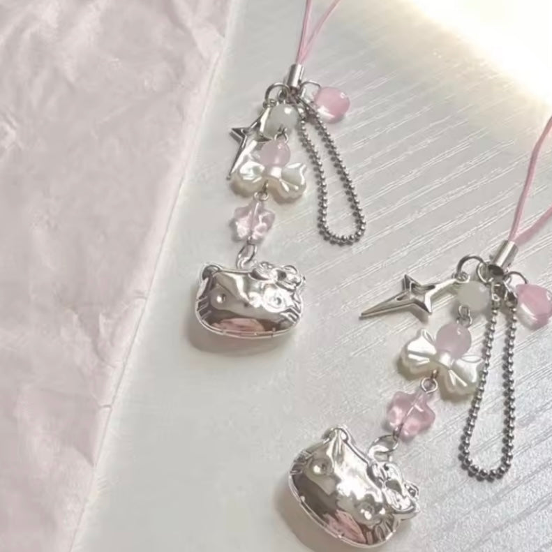 hello kitty phone charm