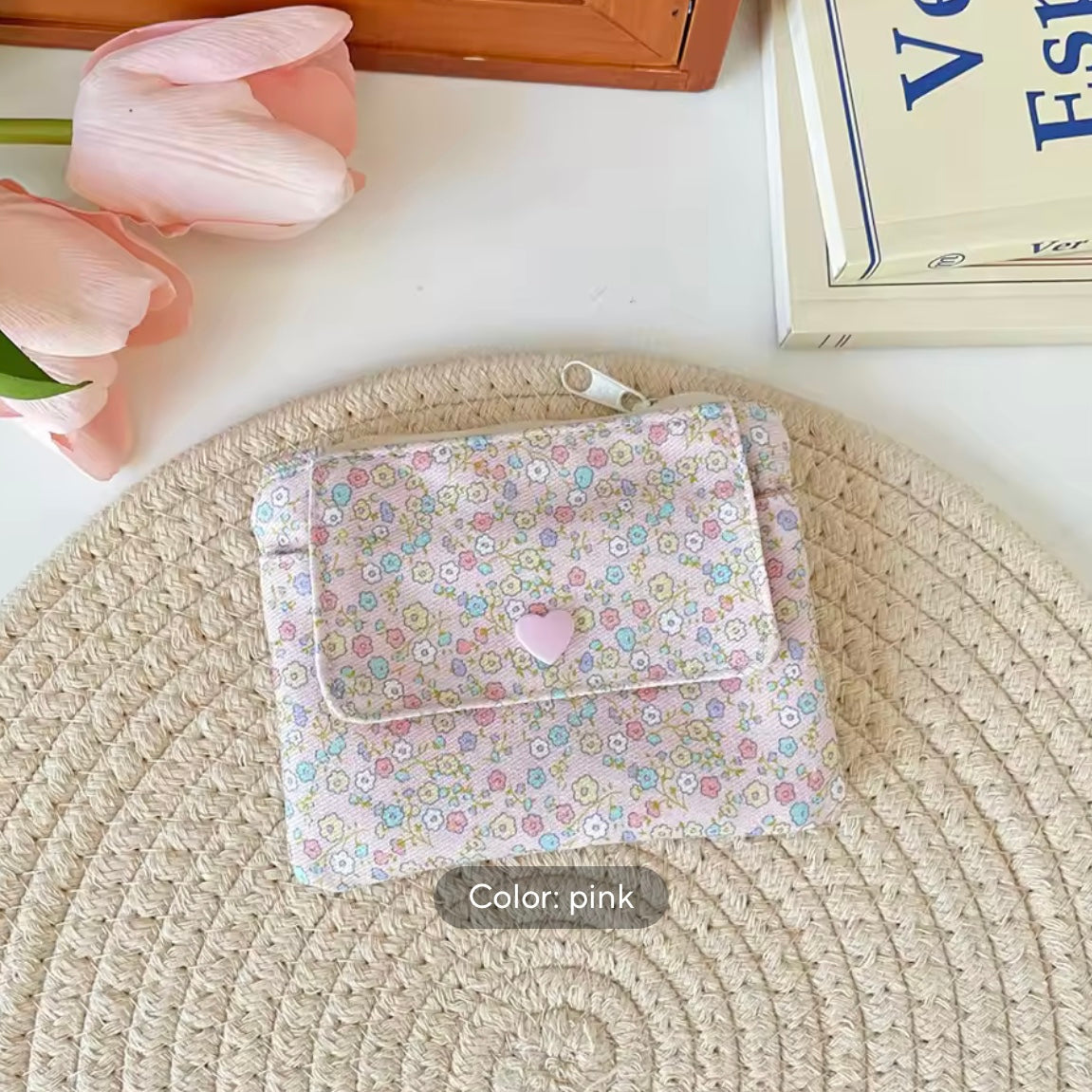 floral wallets