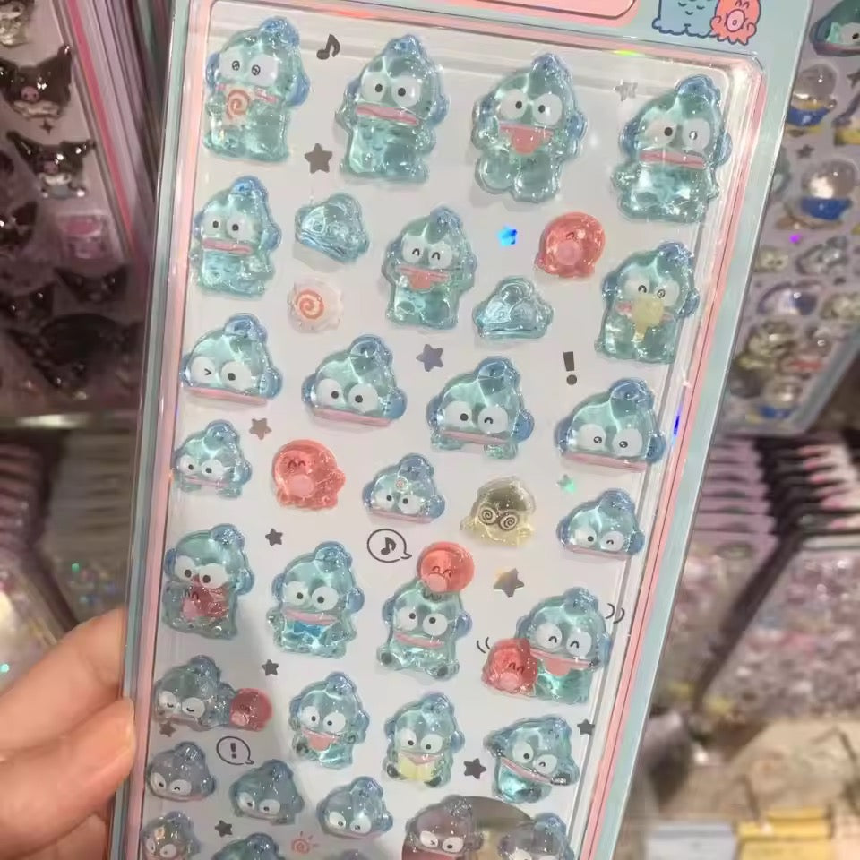 sanrio 3d stickers
