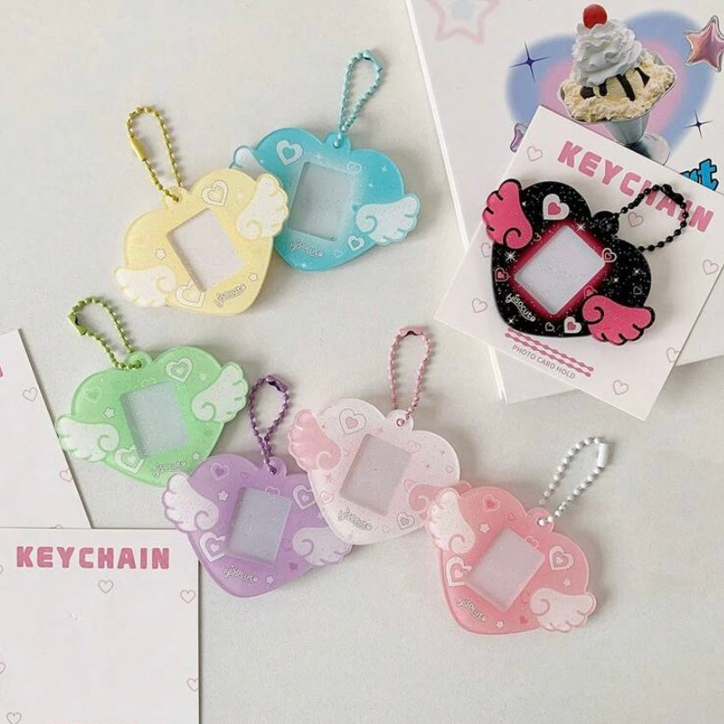 picture holder keychain