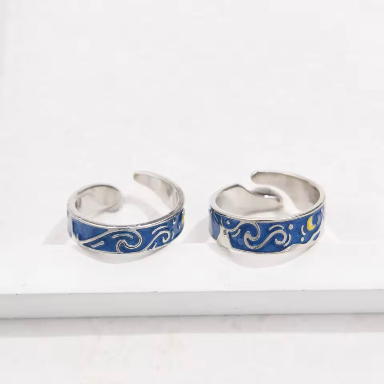 starry night ring set