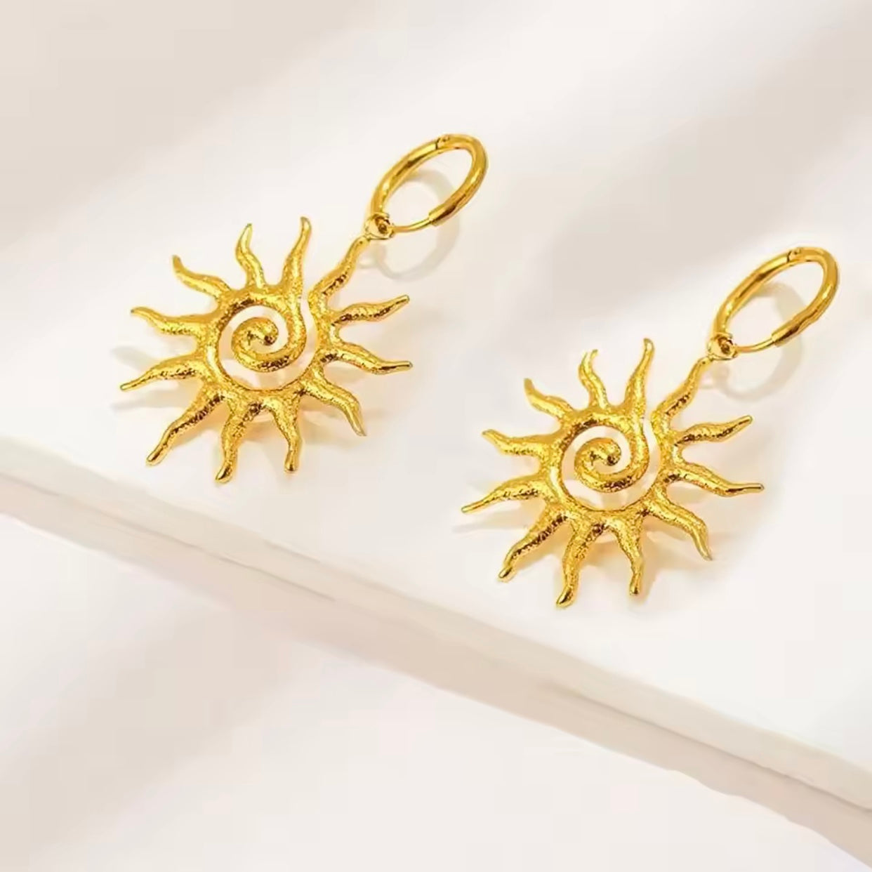 sun earrings