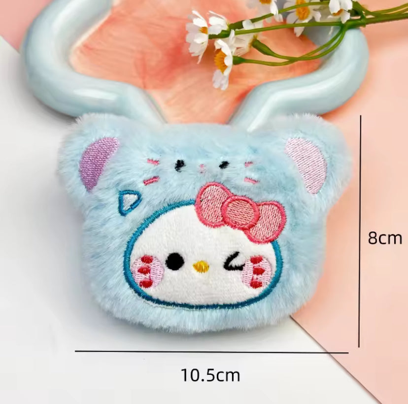 hello kitty plushie keychains