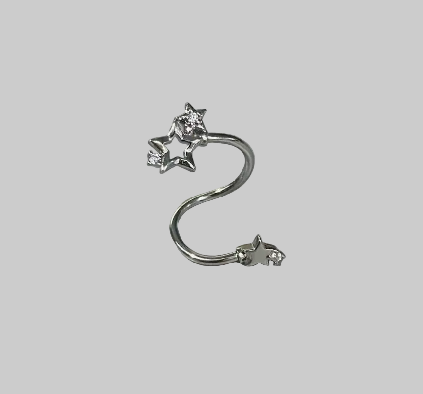 star spiral industrial stud