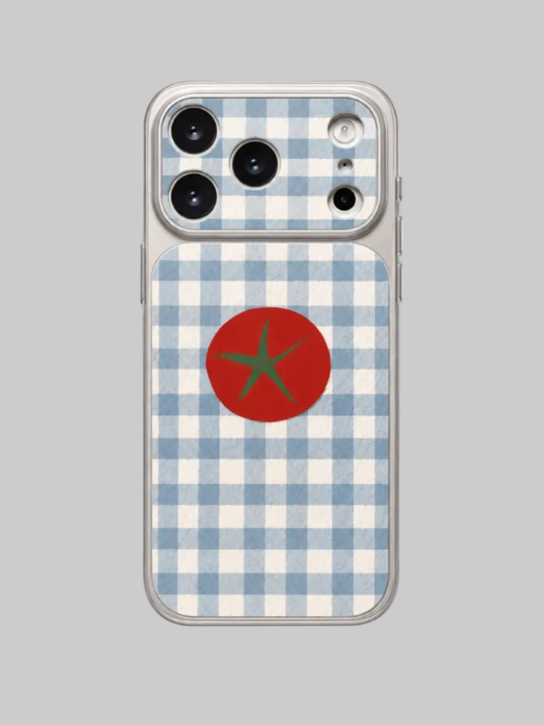 plaid tomato case