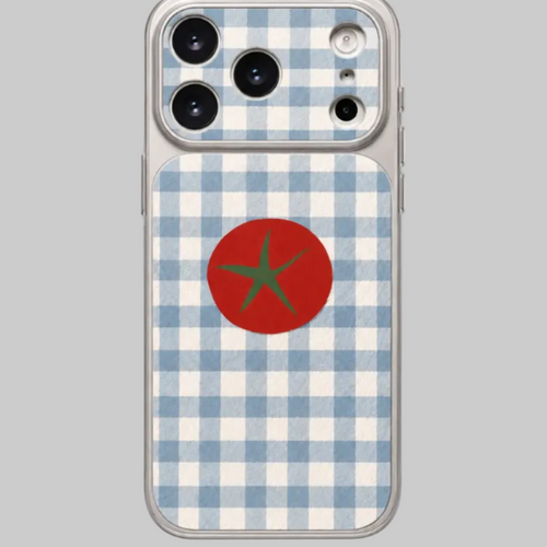 plaid tomato case