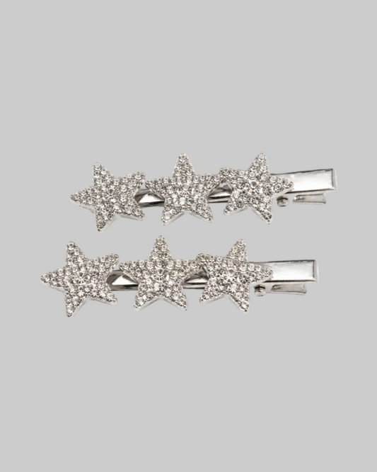 rhinestone star hair pin