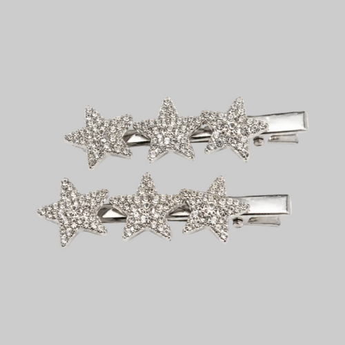 rhinestone star hair pin