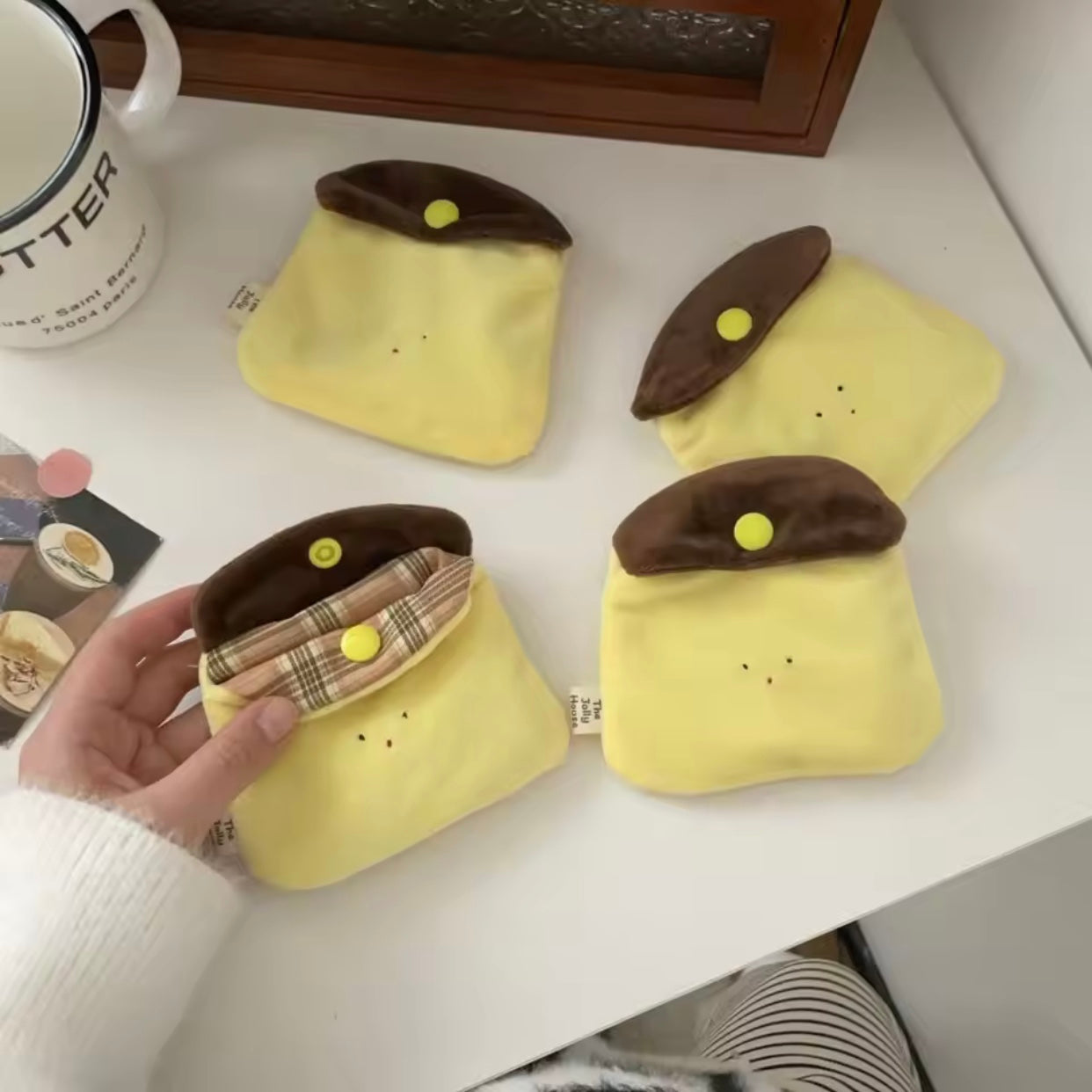 pudding plush wallet