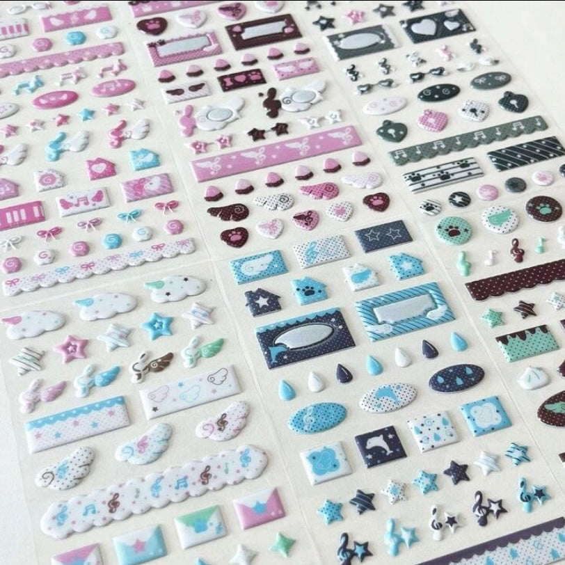 puffy stickers