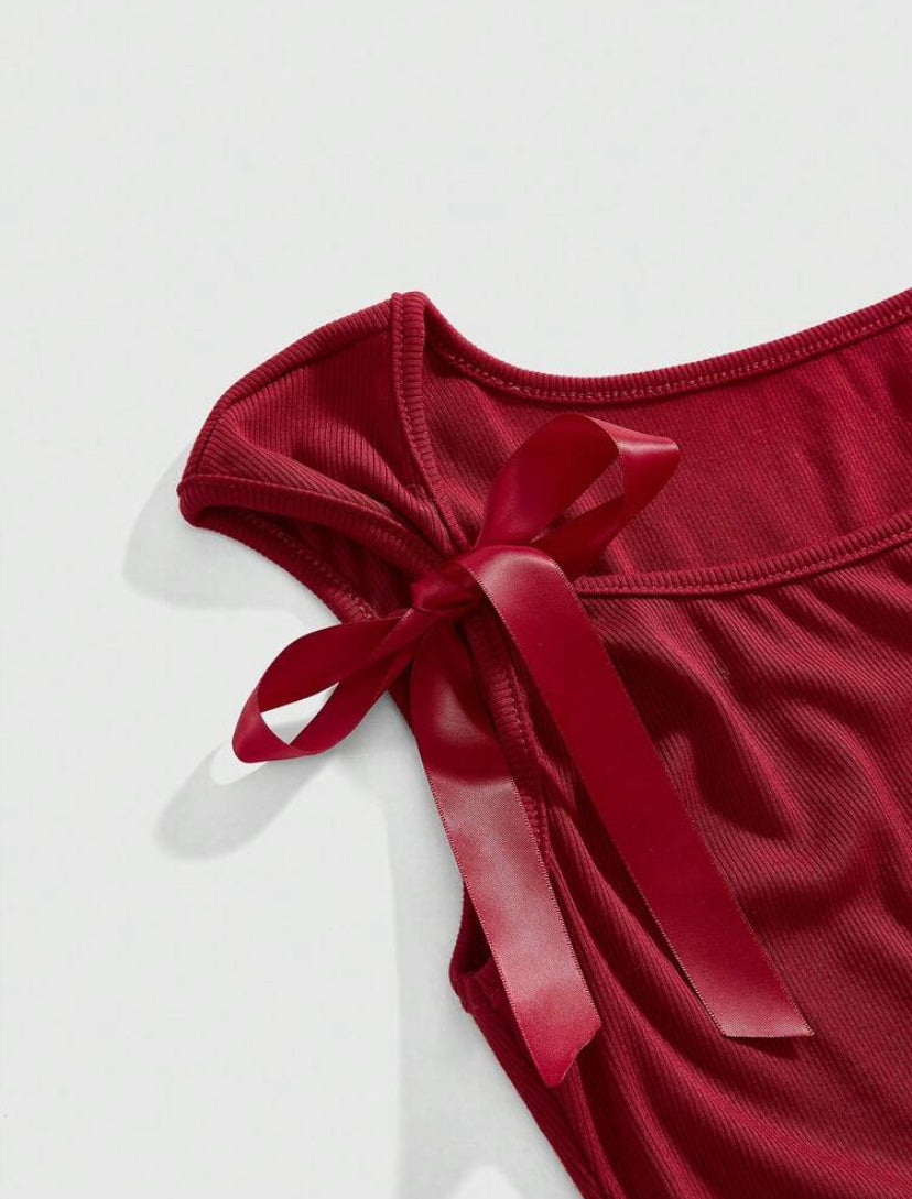 the strawberry shortcake ribbon tank top