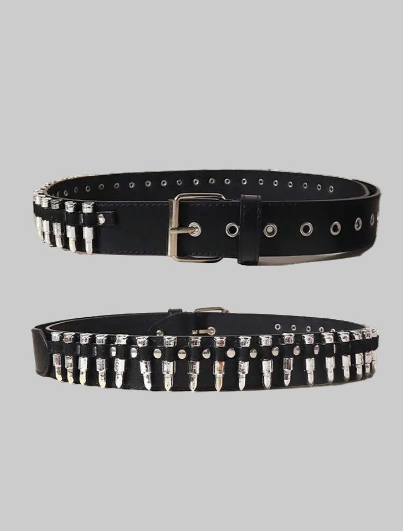 black bullet style belt