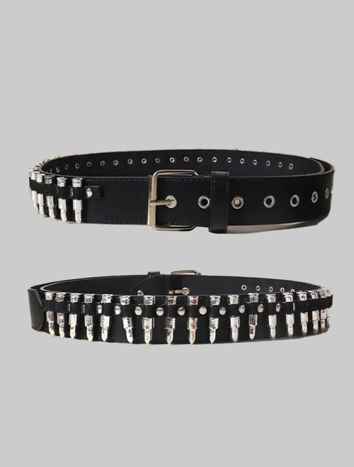 black bullet style belt
