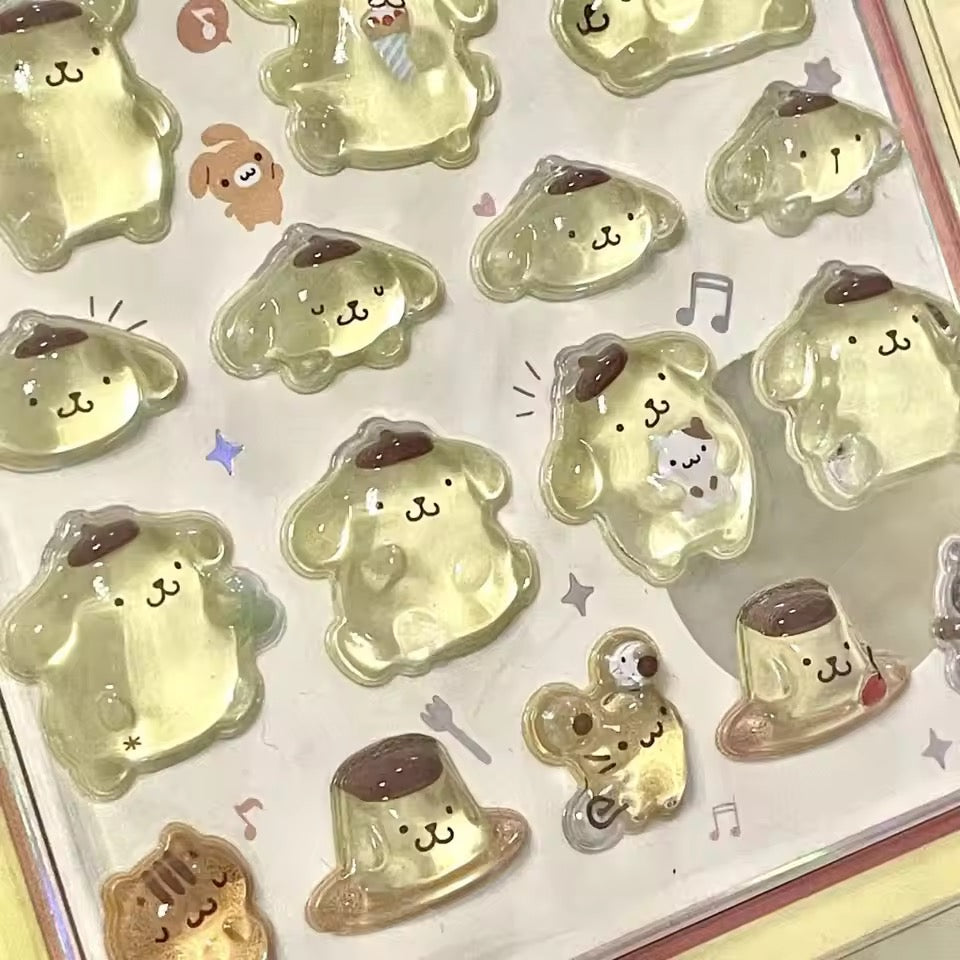sanrio 3d stickers