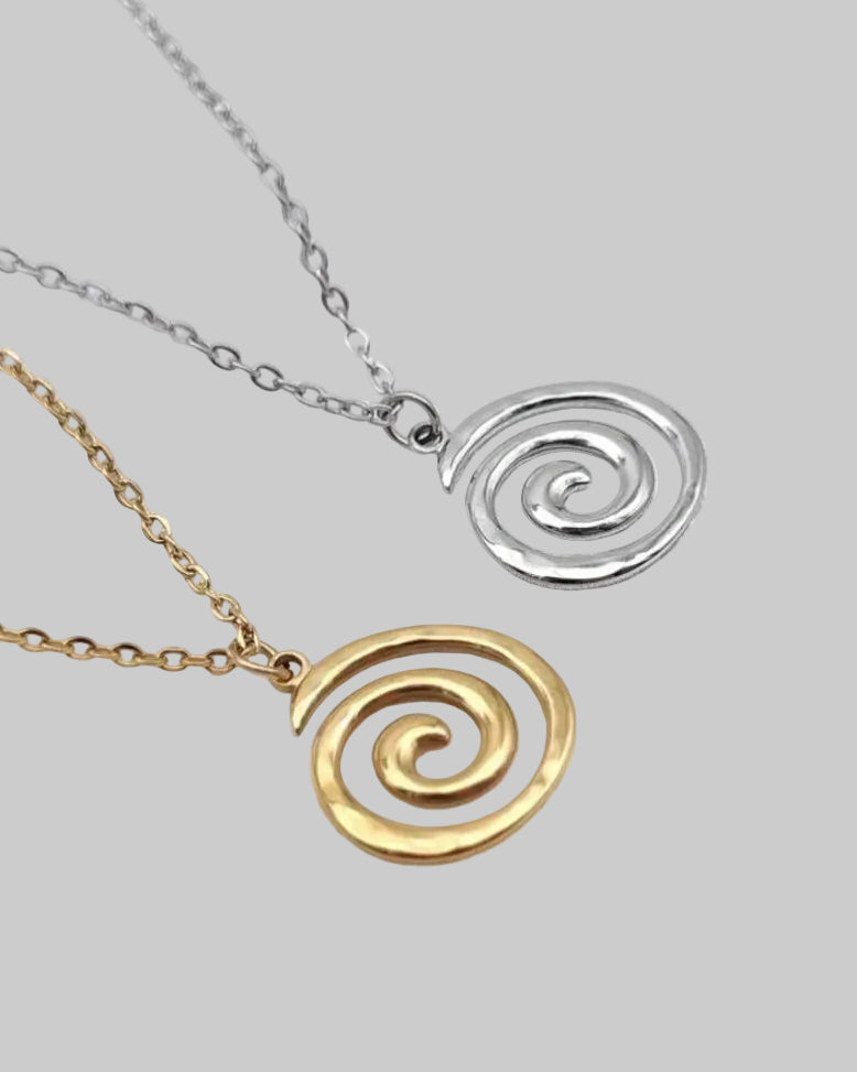 swirl necklace