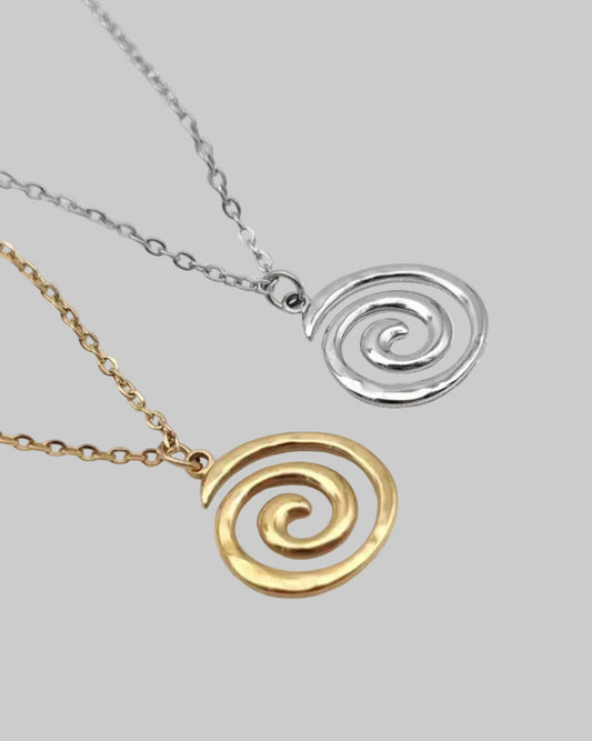 swirl necklace