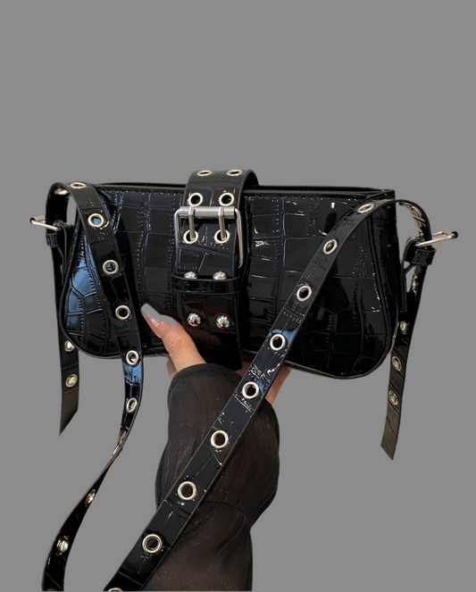 black retro bag