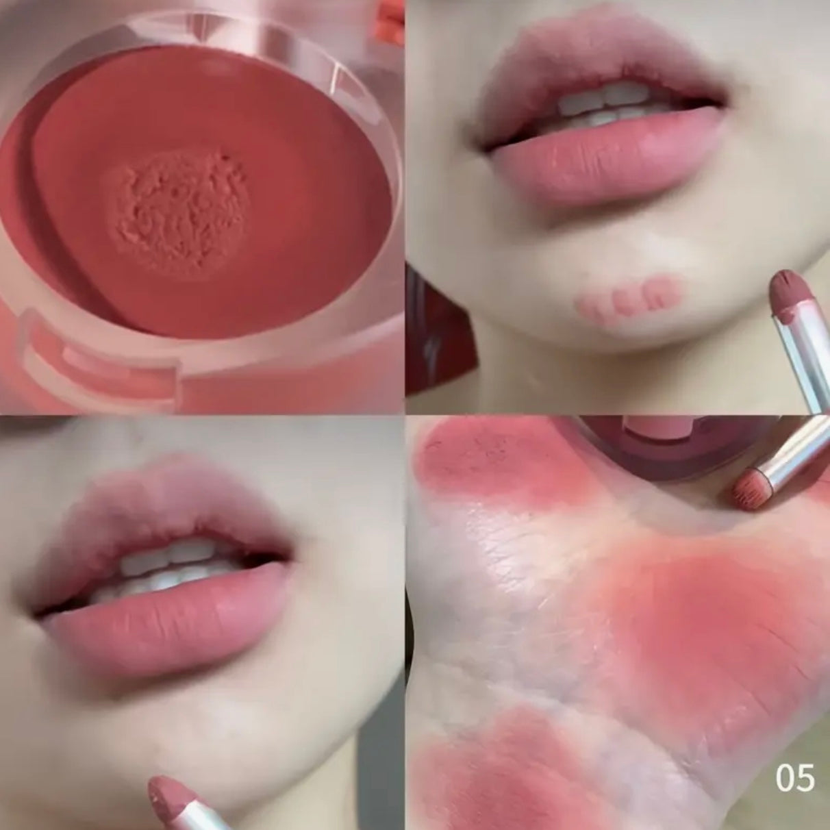 heart shaped lip muds