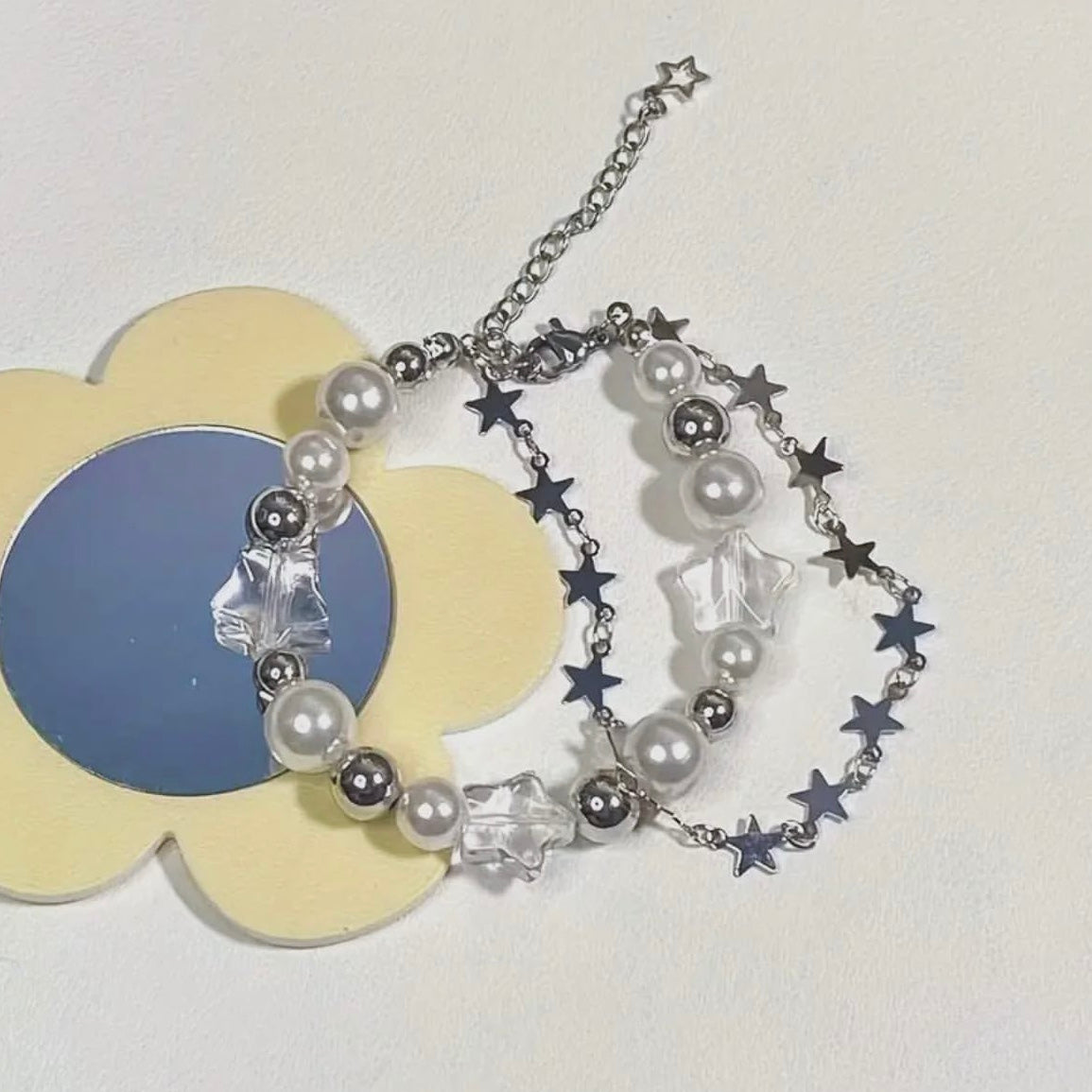 starry silver bracelet