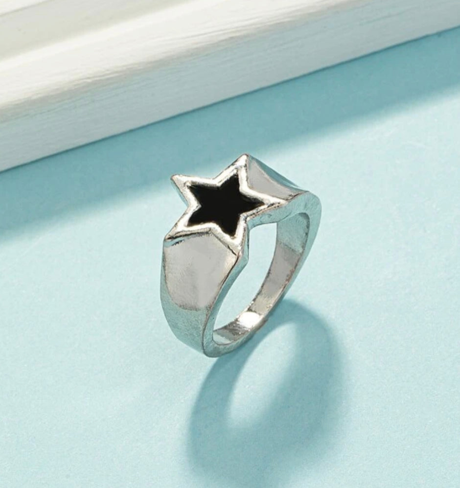 silver star rings