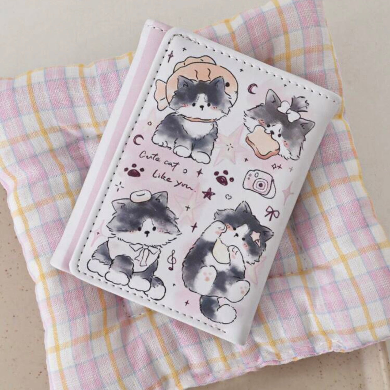 kawaii kitten wallet