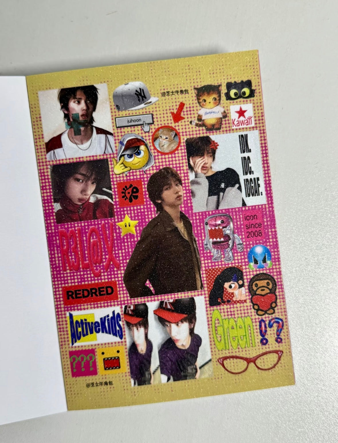 juhoon from cortis: sticker book