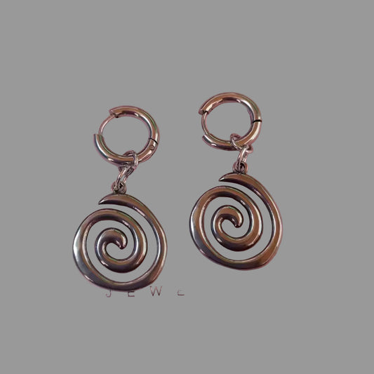 spiral earrings
