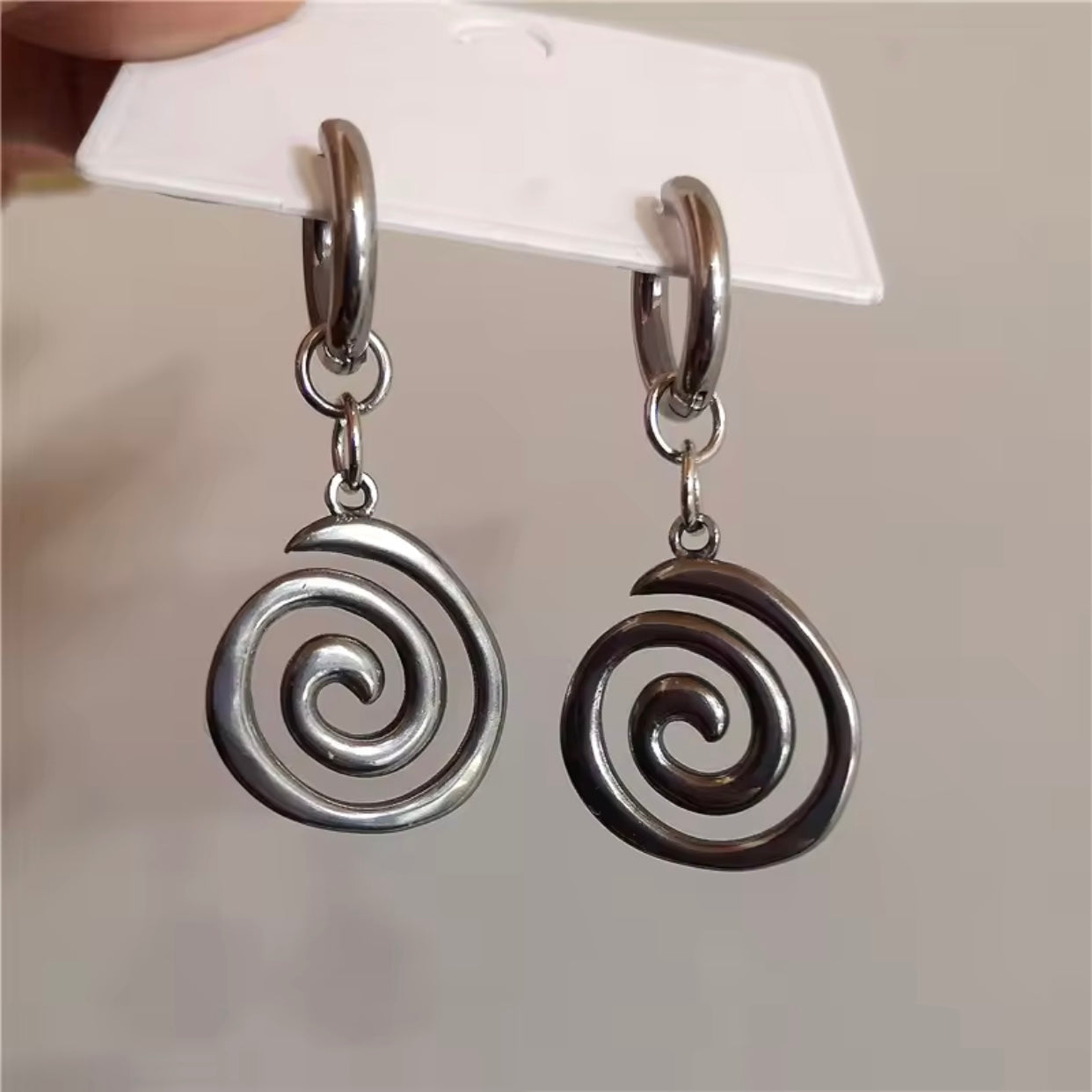 spiral earrings