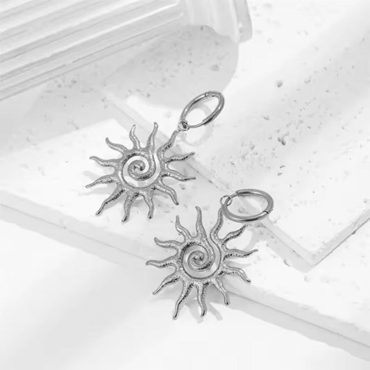 sun earrings