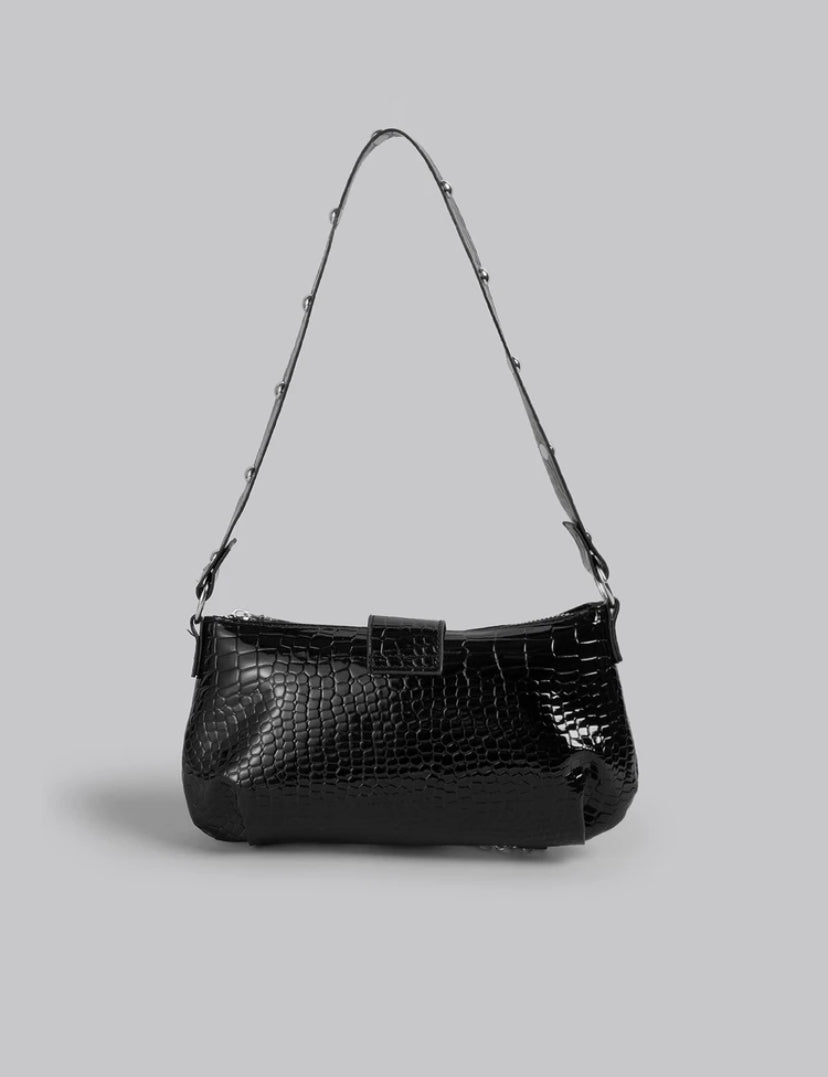 black studded bag