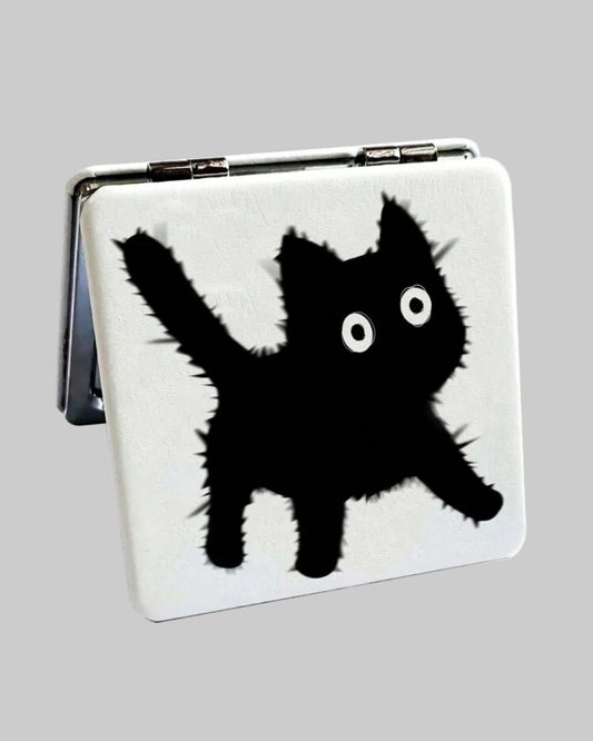 black cat 🐈‍⬛ hand mirror