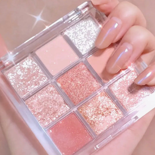 shimmer eye shadow pallet