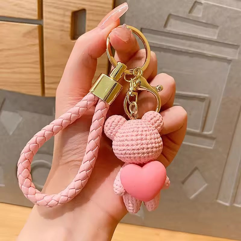 lovely runner matching keychain