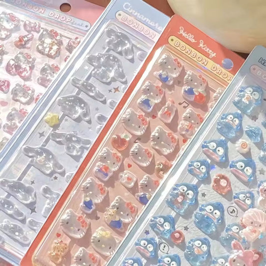 sanrio 3d stickers