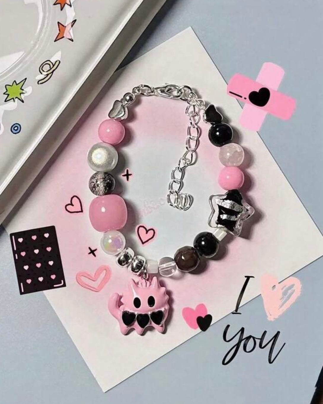 beaded cat bracelets